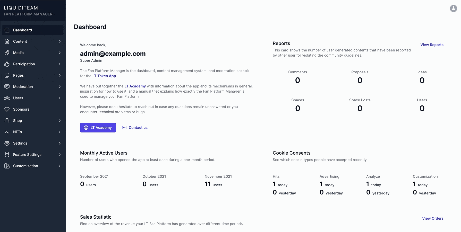 Creating a Subscription in Unyfy Platform Manager