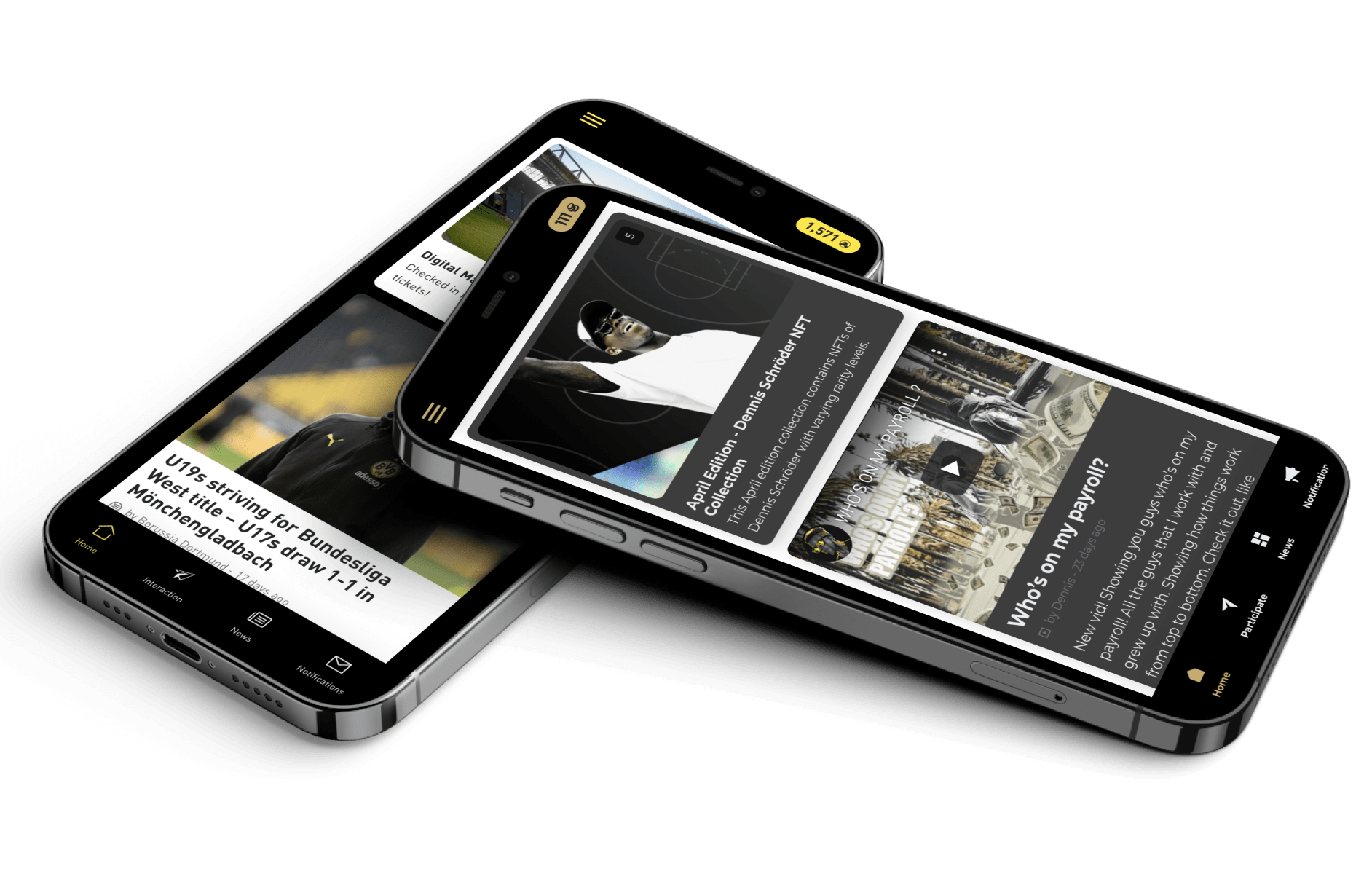NFT Collections in Home Feed on Unyfy
