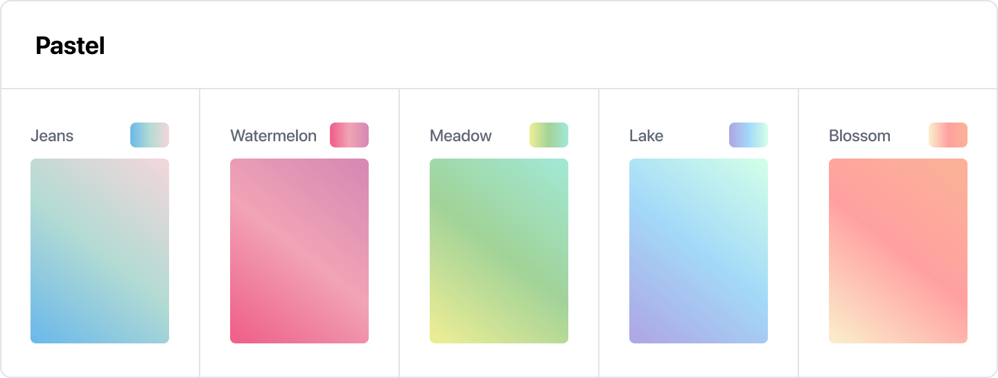 NFT Pastel Color Theme
